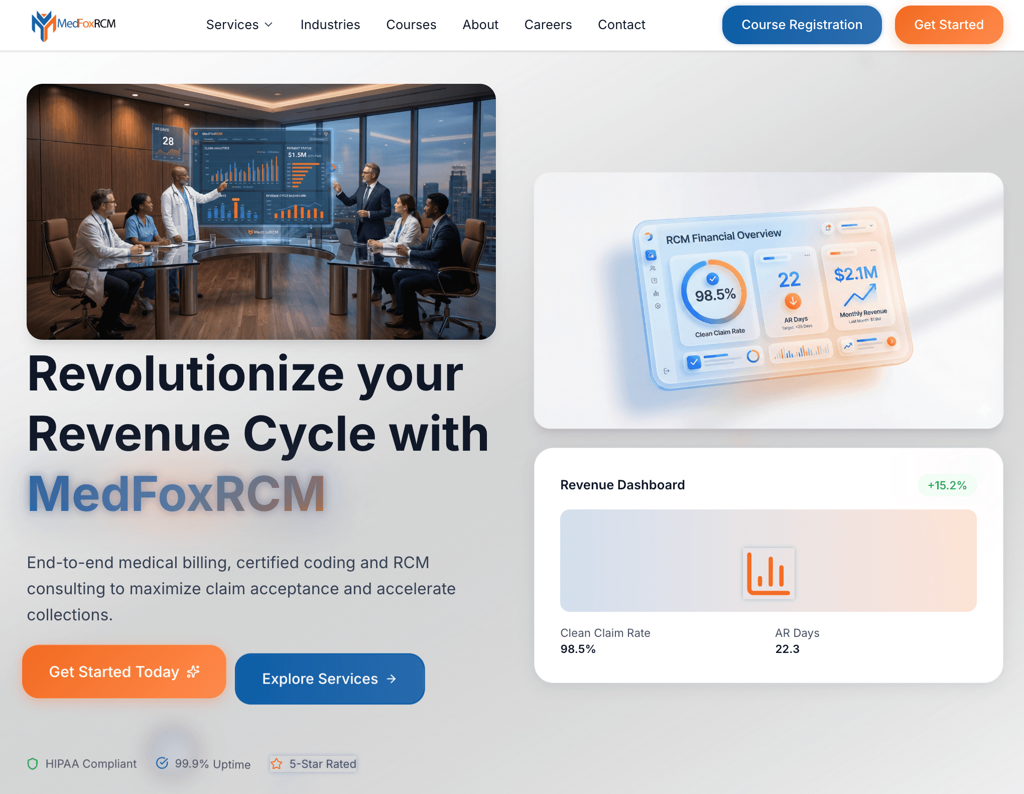 MedFoxRCM - Healthcare Revenue Cycle Management Platform