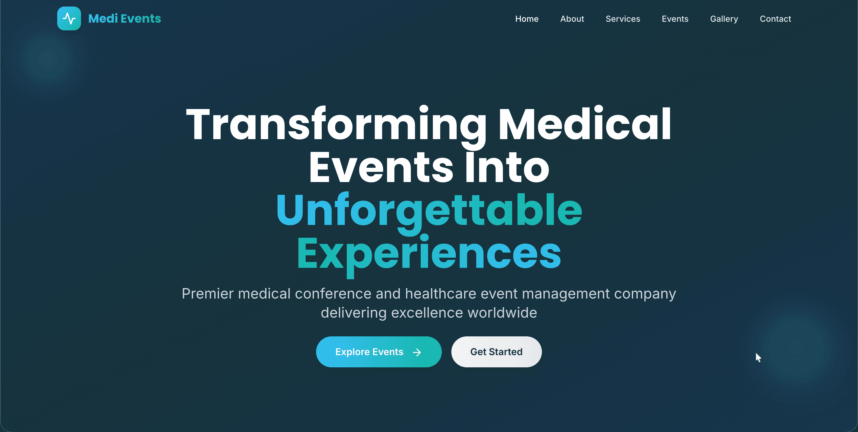 Medi Events - Healthcare Conference & Events Platform
