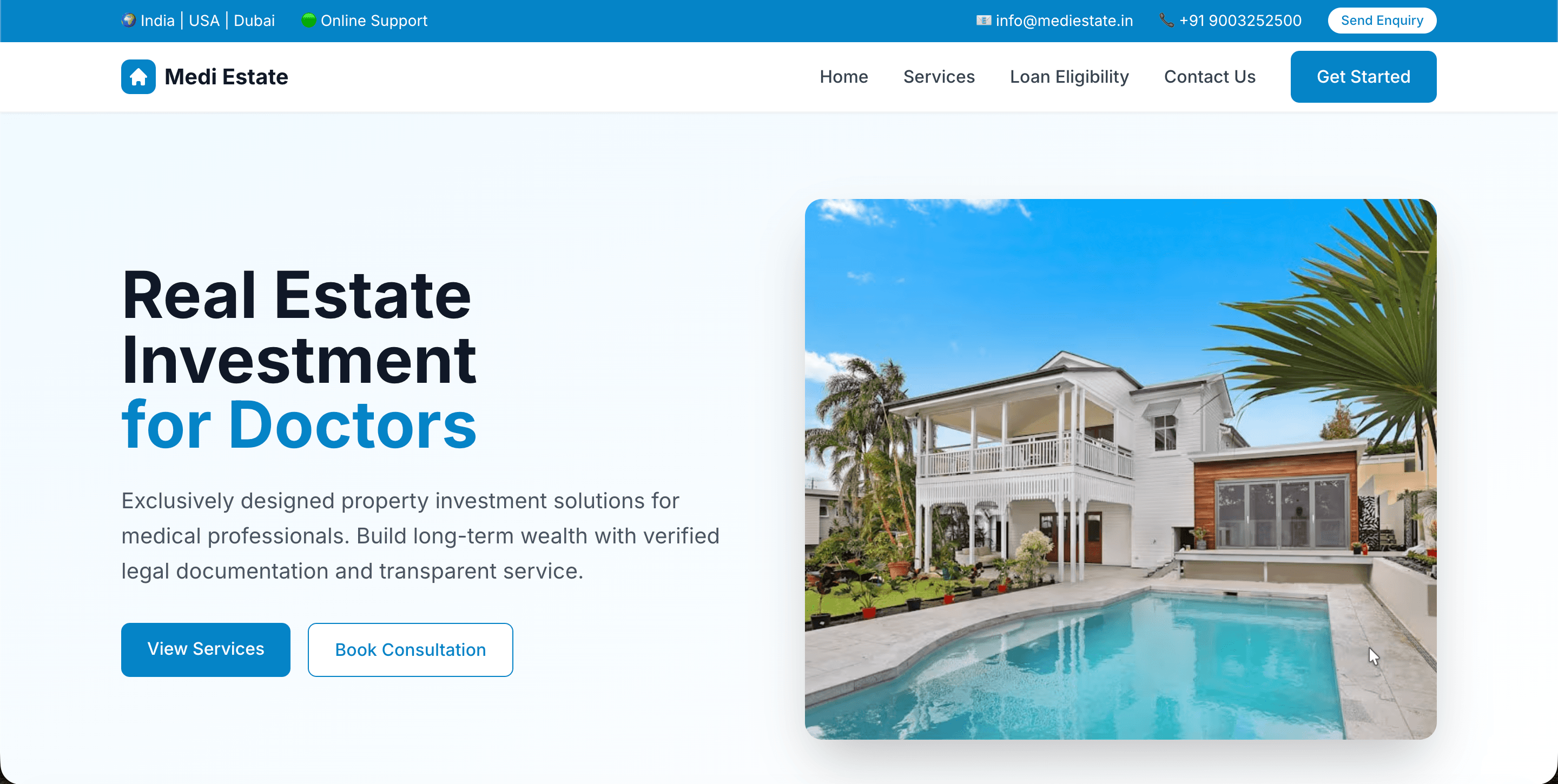 Mediestate CRM - Real Estate Web Application